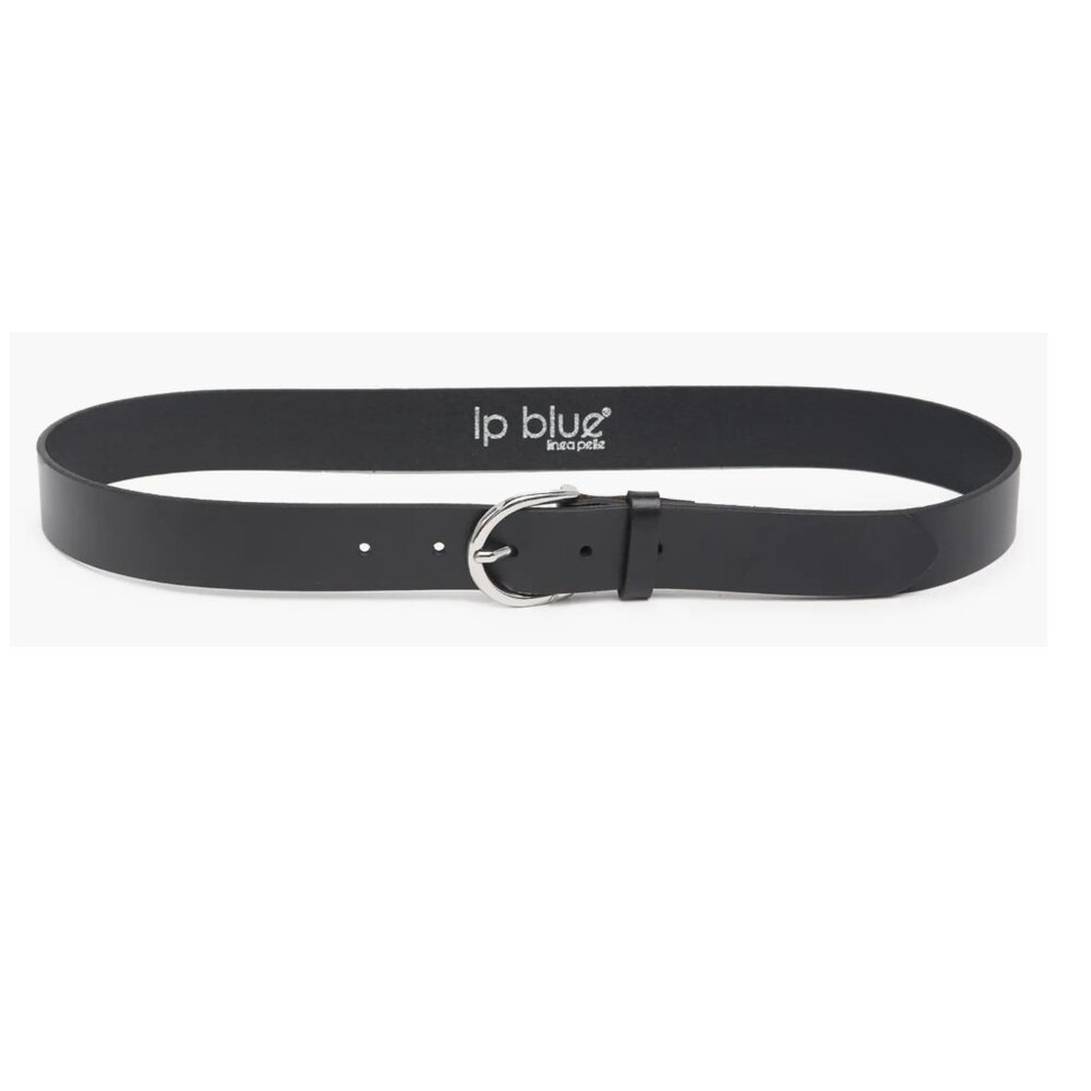 Linea Pelle Black Leather Belt XL